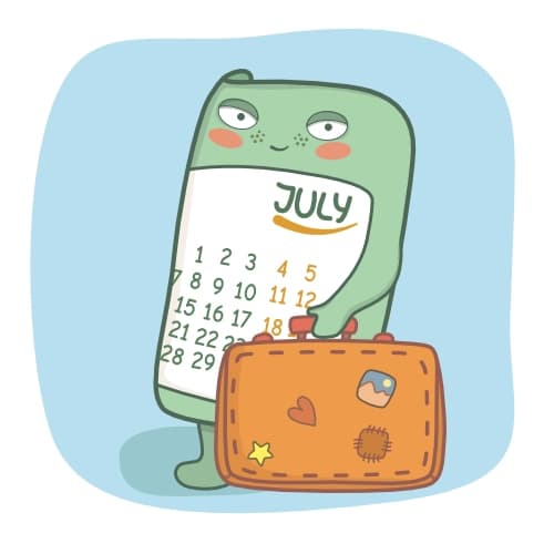 July is slipping away.
